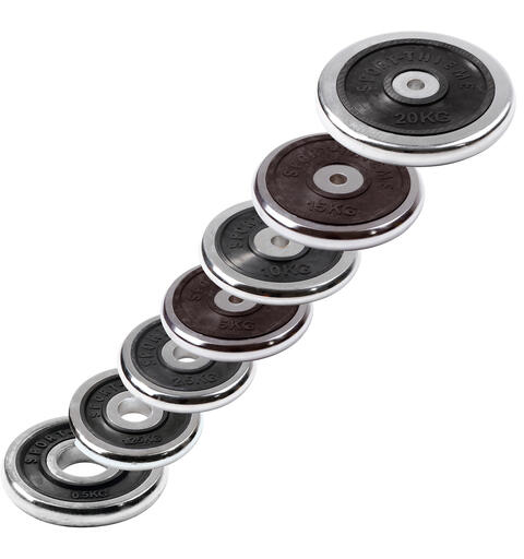 Vektskive krom borring 30 mm