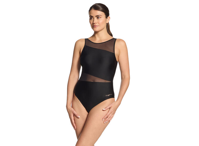 Zoggs | Rustique Mesh V back Uimapuku Musta | Mesh V Back | Koko 36 