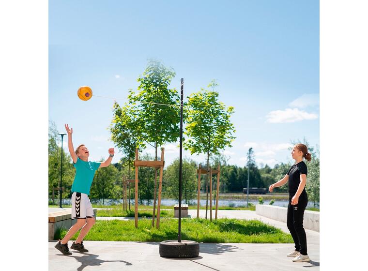 Smashball-setti Sementtijalka, tolppa ja pallo 