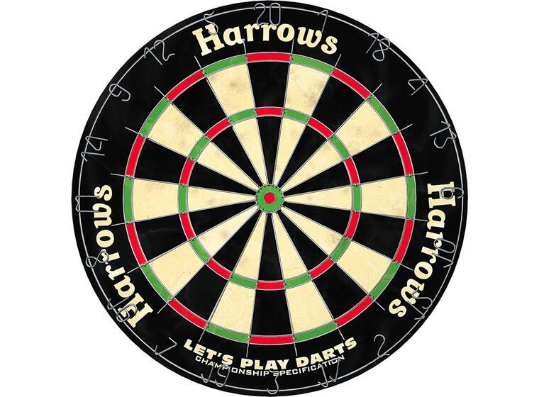 Dartstaulu Harrows Lets Play Darts Perinteinen dartstaulu ja tikat (6 kpl) 