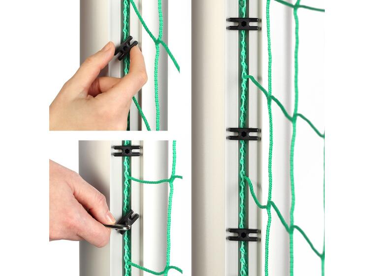 Jalkapallomaali | 5x2 m | Sport-Thieme Soikea profiili | Ilman verkkoa 