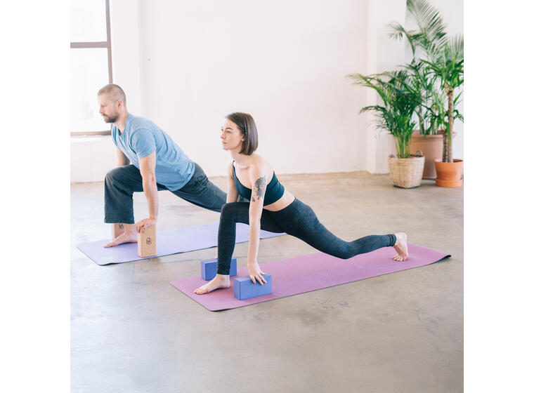 Yoga-Mad Evolution Yogamatte 183 x 61 x 0,4 cm | Lys lilla 