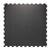 Gulvmatte Studio Line 100x100x1,4 cm Beskyttelsesmatte | Svart 