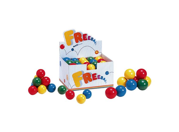 Freeball -kumipallo 6,5 cm (24 kpl) Kevyt kumipallo 