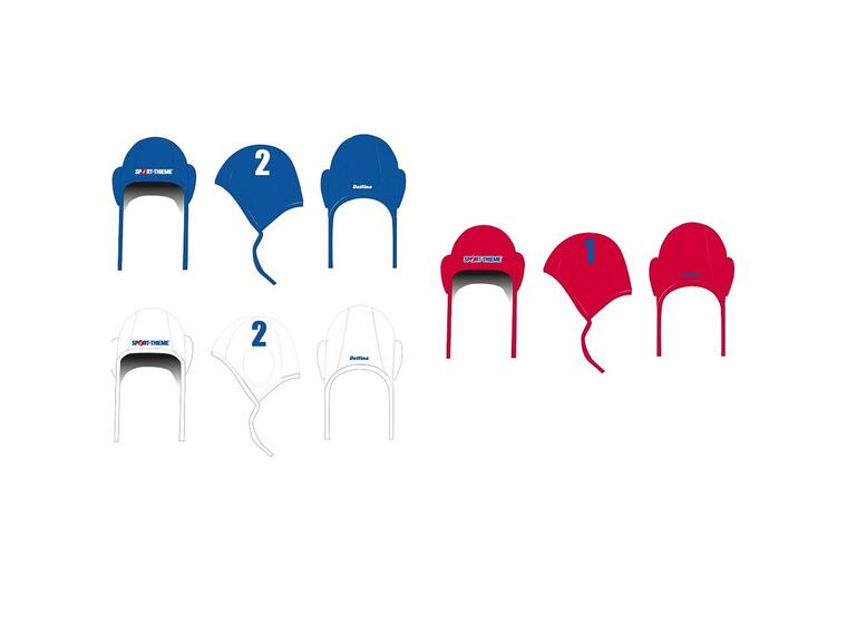 Water Polo Cap 13 kpl | Valkoinen 