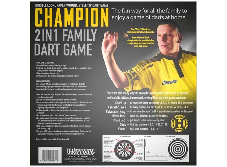 World Champion Family Darts Game Inkludert 6 piler! 