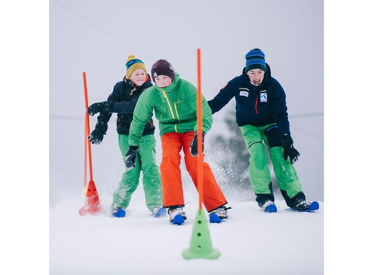 Stolper til skilek - 160 cm (24 stk) 24 Robuste plaststolper for skilek 