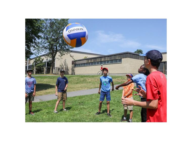 Omnikin® volleyball - 41 cm (5 stk.) Superlett volleyball til lek og trening 