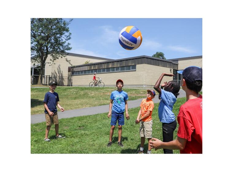Omnikin® volleyball - 41 cm (5 stk.) Superlett volleyball til lek og trening 