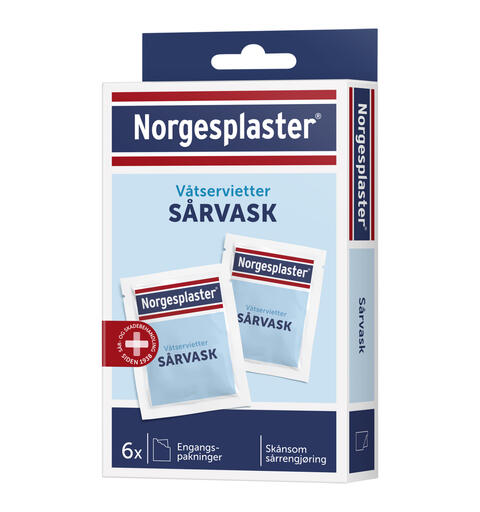 Snogg | Kosteuspyyhkeet 6 kpl | Haavanpesuun