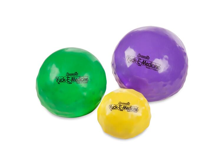 Medisinball Yuck 1 kg Gul - diameter 12 cm 