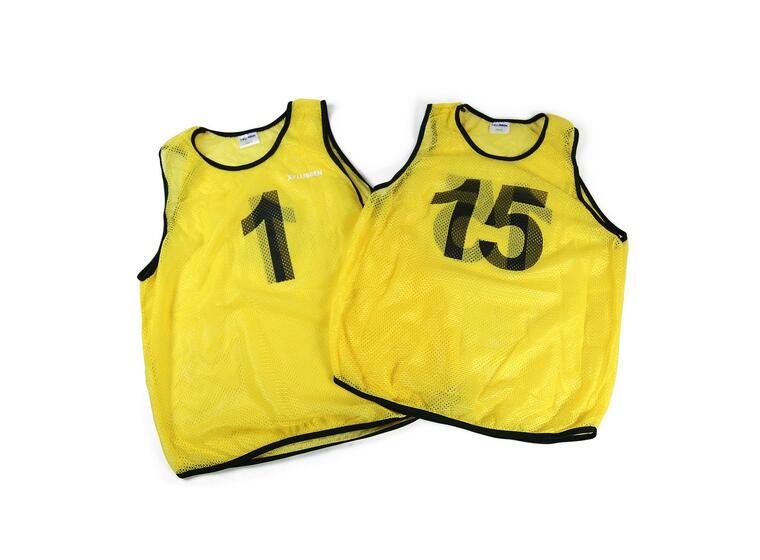 Peliliivit numeroilla (15 kpl) Numerot 1-15 