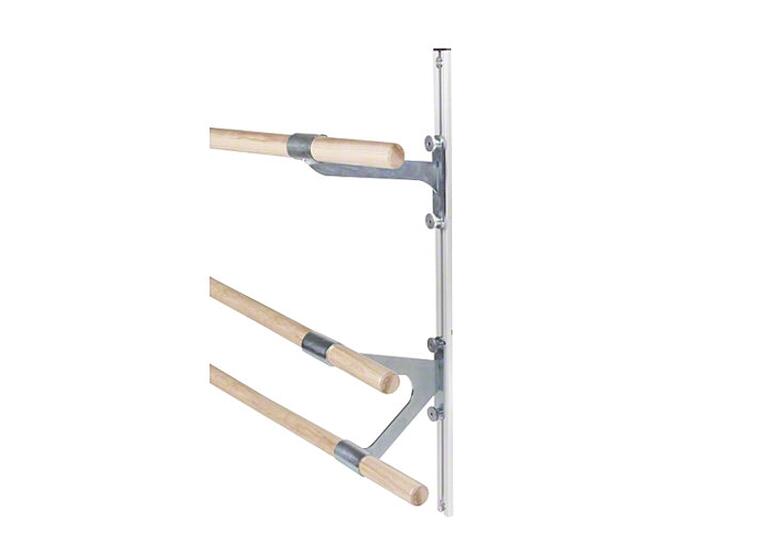 Säädettävä seinäkisko baletti Korkeus 20 - 130 cm 