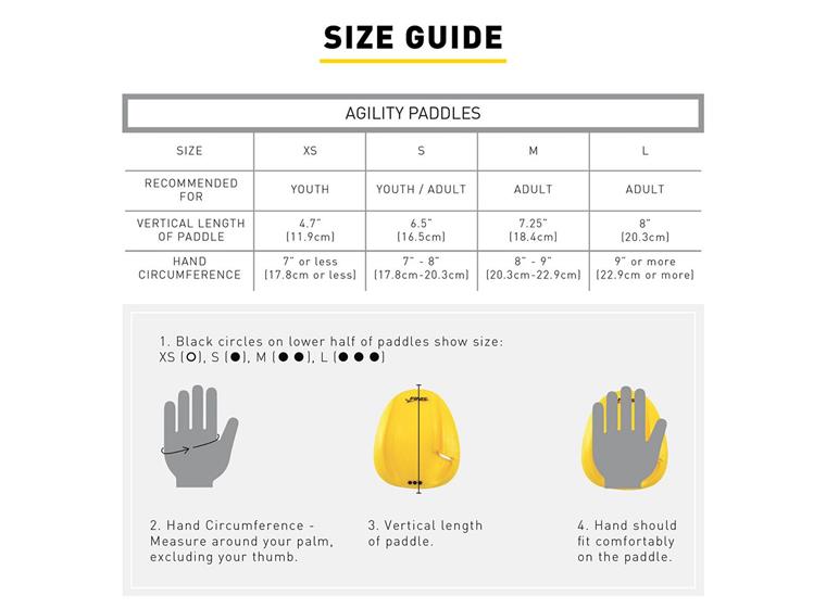 Agility Paddle - FINIS Size M 