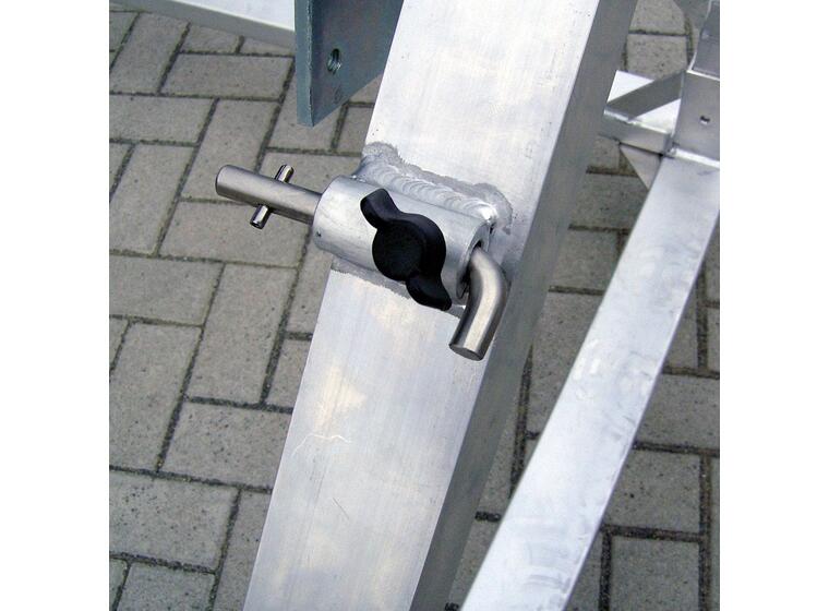 Oppbevaringsvogn banetau - aluminium 178 x118 x137 cm 