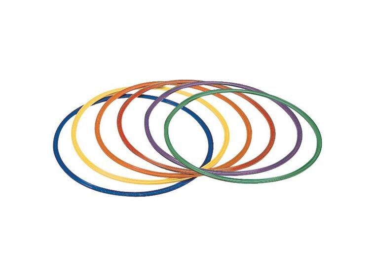 ?FLAT HOOP Ø60 cm - MAXI PACK OF 6 MULTICOLOURED 