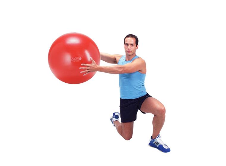 Gymnicball Classic Plus 55 cmD Rød Treningsball i høy kvalitet