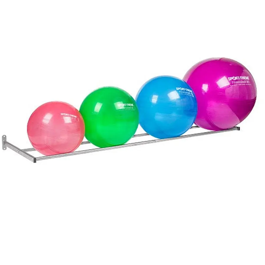 Seinäteline suurille palloille 240 cm leveä, 57 cm syvä 