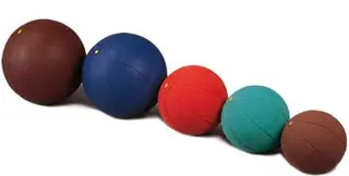 Medisinball av gummi 0,8 - 3 kg