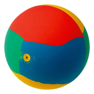 WV Rubber Gymnastics Ball Multicoloured, ø 16 cm, 320 g
