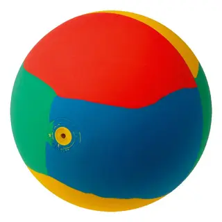 RG Ball WV 16 cm | 320 gram Treningsball i gummi | Flerfarget