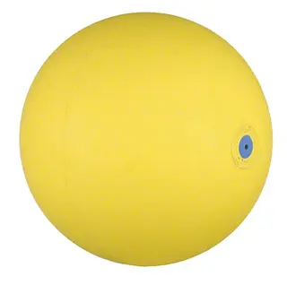 Kulkuspallo 16 cm n&#228;k&#246;rajoitteisille Keltainen