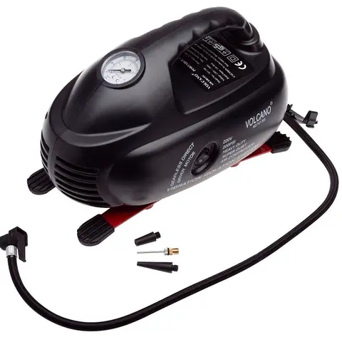 Kompressori Volcano Pro T&#228;ytt&#228;&#228; jalkapallon 15 sekunnissa