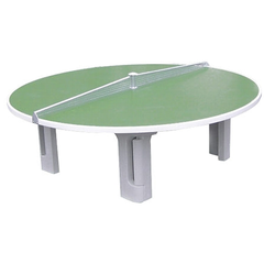 tt-table RONDO with net RAL6002 | Green