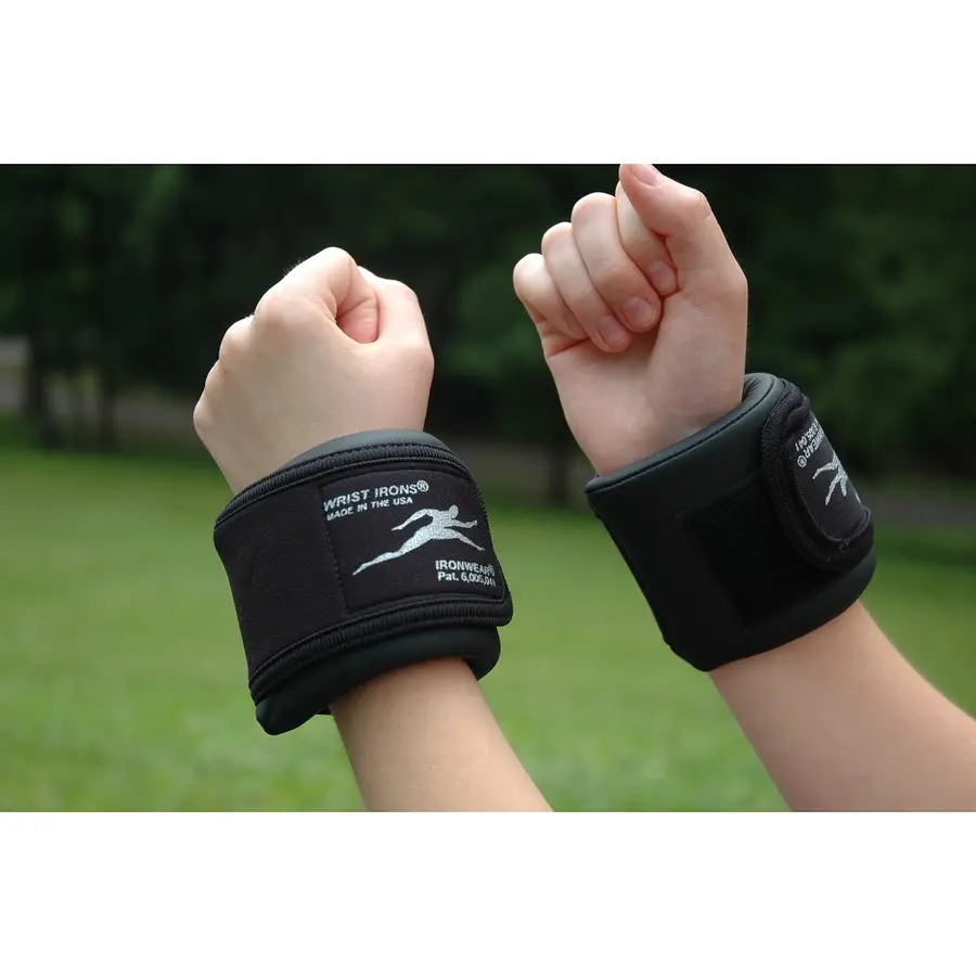 Nilkka- ja rannepainot Ironwear 2 kpl Tekonahkaa 2 x 0,45 kg 