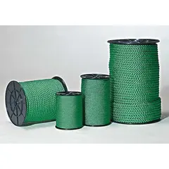 Braided Cord - Ø 4 mm Green - Length 100 m