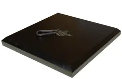 Malmsten | Vedenalainen jalusta Musta | 30x30 cm