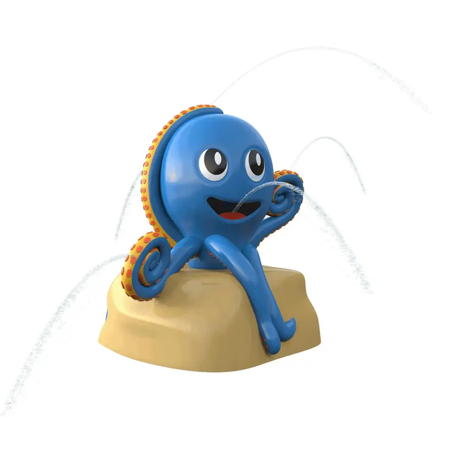 Octopus on rock Vesilelu uima-altaisiin ja vesipuistoihi 