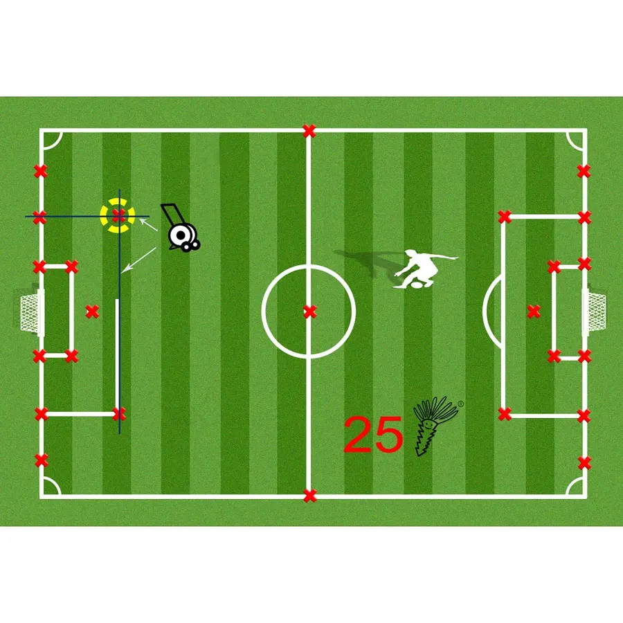 Plifix | Kenttämerkit 25 kpl Valkoinen 