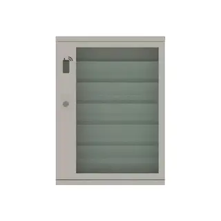 Matkapuhelimien S&#228;ilytyskaappi 25 Osiota | Pleksilasi | 500x80x680 mm