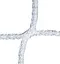 Jalkapalloverkko 750x250cm 4 mm Valkoinen - Syvyys 80/200 cm 