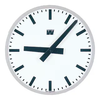 Klokke til inne- og utebruk Veggmontert | 40 cm | Timetegn