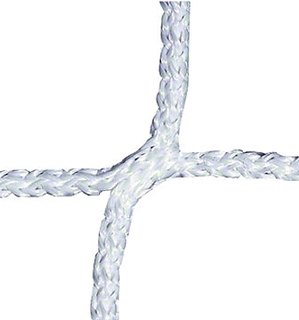 Knotless Men's Football Goal  Net, 750x2 50 cm, White