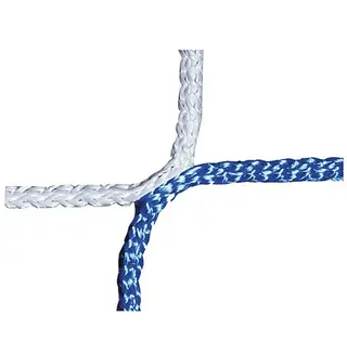 Knotless Net for Men&#39;s  Football Goals, Blue/white