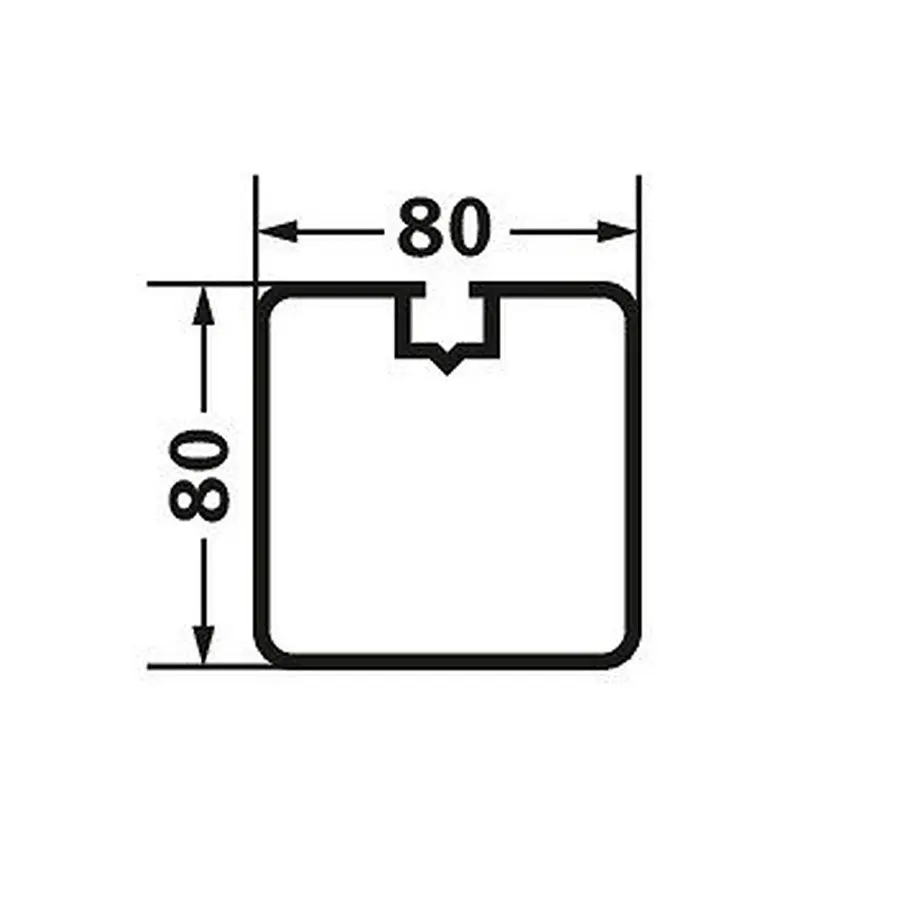 Corkscrew Goal Anchoring  System, 80x80 mm 