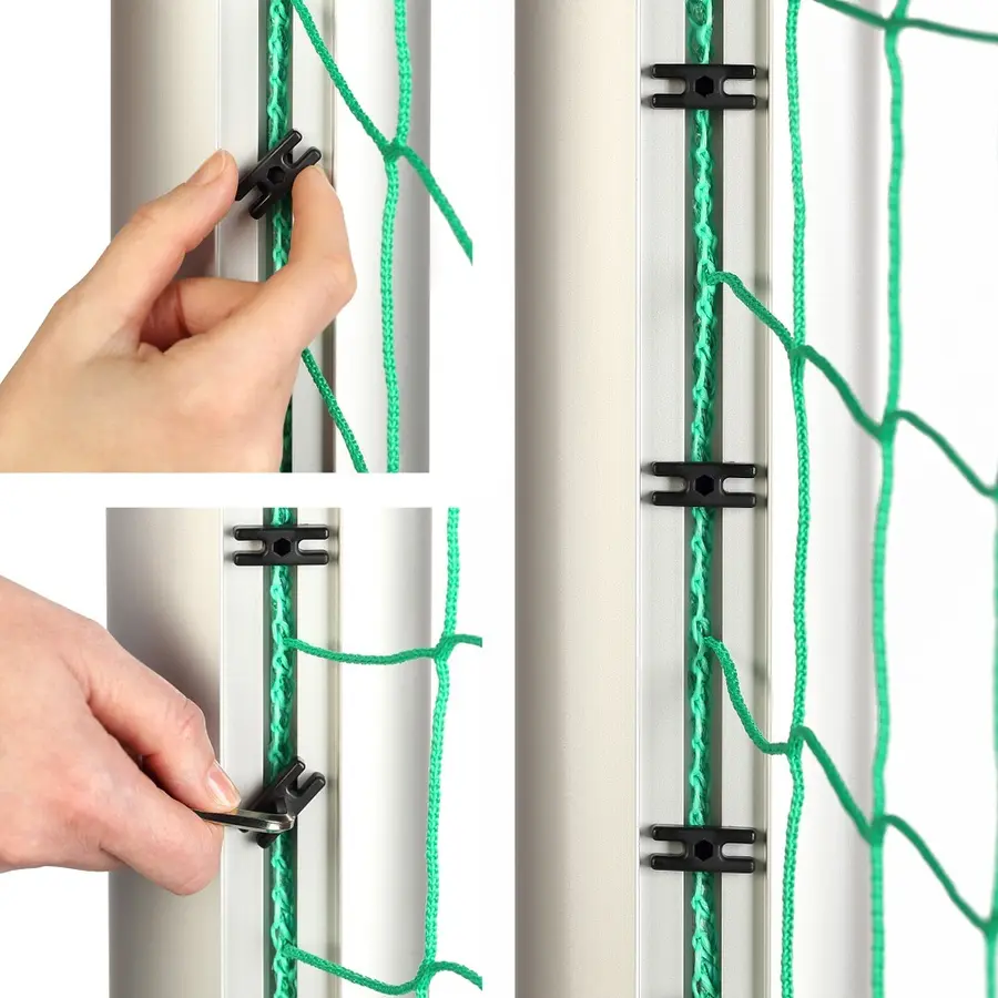 Sport-Thieme | Jalkapallomaali | 5x2 m Soikea profiili | Ilman verkkoa 