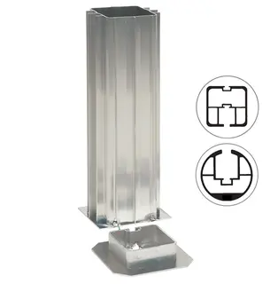 Ground Sockets for 80x80 mm  und &#248; 83 mm Posts