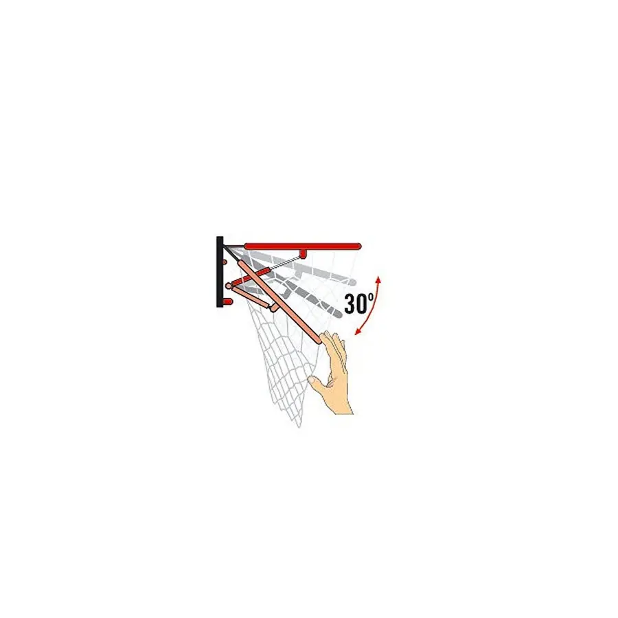 Koripallokori Outdoor taittuva Sport-Thieme - Taittuu n. 65kg painosta 