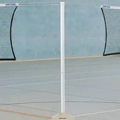 Tukitolppa lautasjalalla, 1,55 m &#248; 50 mm, muovia, monitoimikent&#228;lle