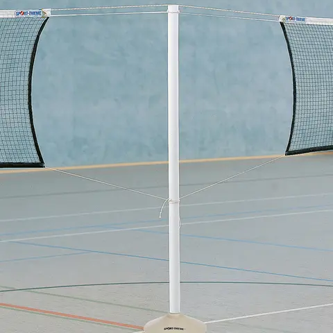 Tukitolppa lautasjalalla, 1,55 m &#248; 50 mm, muovia, monitoimikent&#228;lle