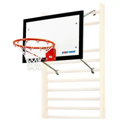 Sport-Thieme® Basketball  System for Wal l Bars