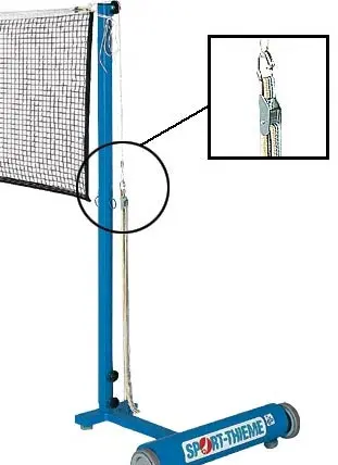 Belt-Tensioning System for  Badminton Ne ts 