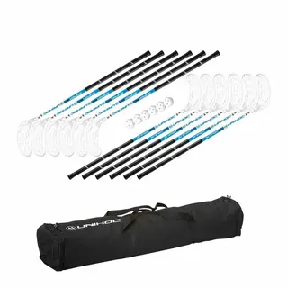 Innebandyk&#248;ller Unihoc Sniper 96 cm.Sett 12 k&#248;ller 6 baller i ba. IFF sertifisert