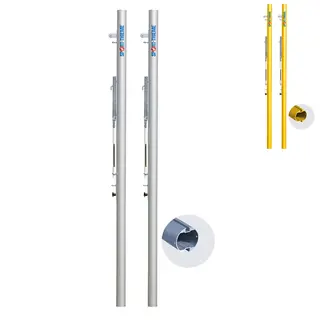 Tolpat rantalentopalloon (1 pari) Korkeus 300 cm