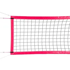 Rantalentopalloverkko 9,5 x 1 m 18x9 m kentille, vahvistetut reunanauhat