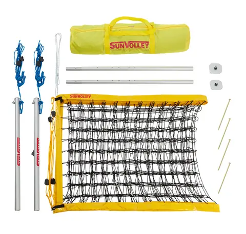 Rantalentopallo-setti Standard 8,5 m Ilman rajamerkint&#228;k&#246;ytt&#228;